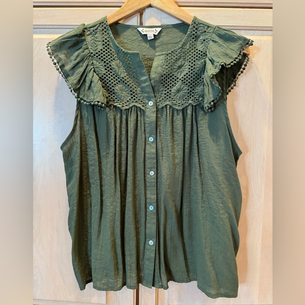 Nanette Lepore Button-Down Blouse